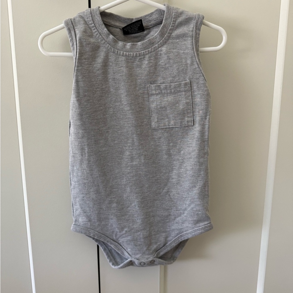 NWOT Little Bipsy snap one piece tank sz 18-24 mo